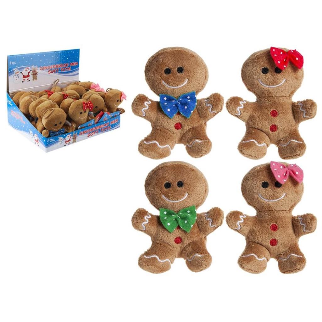 Gingerbread Man/Lady Mini Hanging Plush