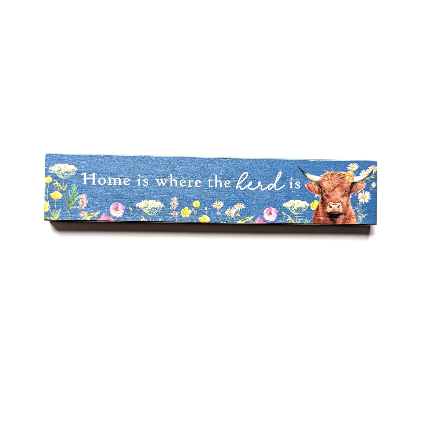 Country Living Highland Cow Plaque 16cm