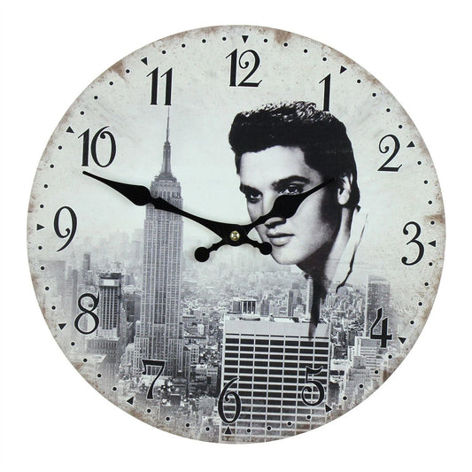 Iconic Collection Elvis Clock 30cm