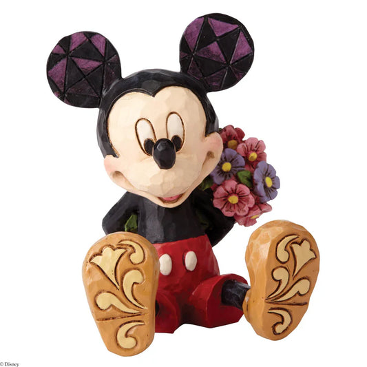 Disney Traditions Mickey Mouse with Flowers Figurine