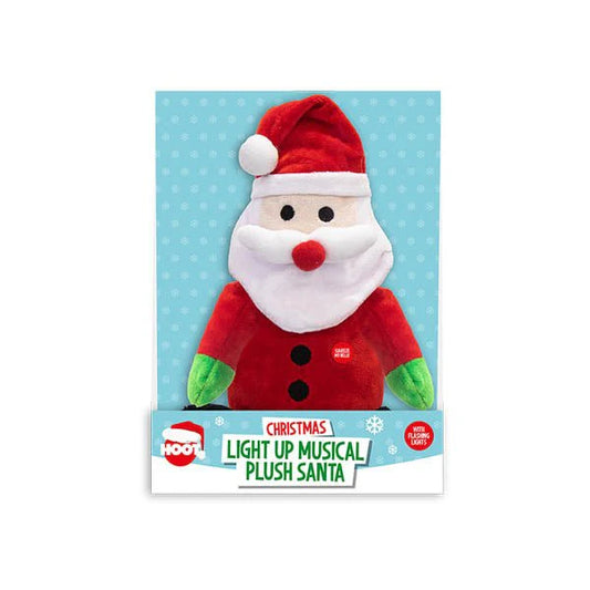 Light Up Musical Plush Santa