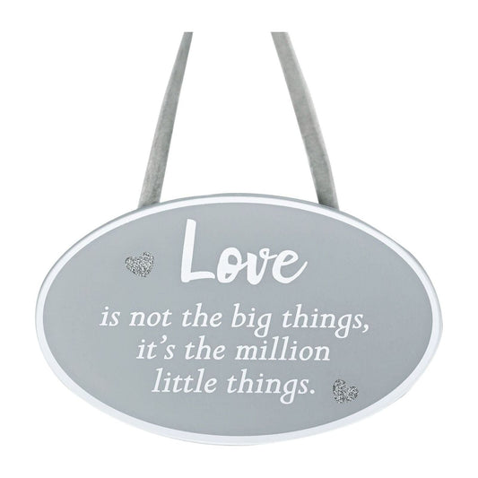 Reflections Plaque - Love is not the big things