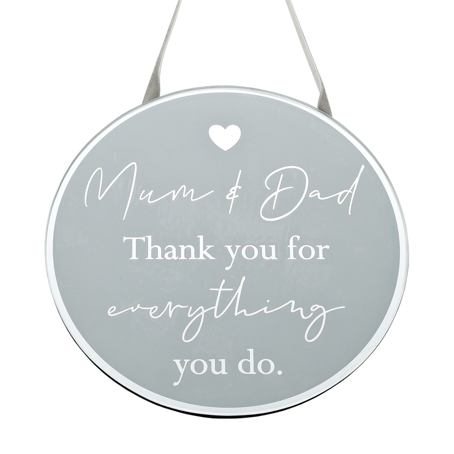 Reflections Plaque - Mum And Dad