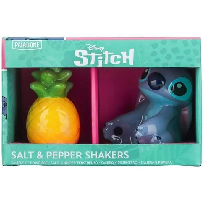 Stitch and Pineapple Salt and Pepper Shakers