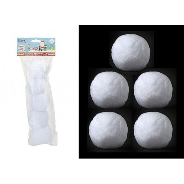 Indoor Snowballs (pack of 5)